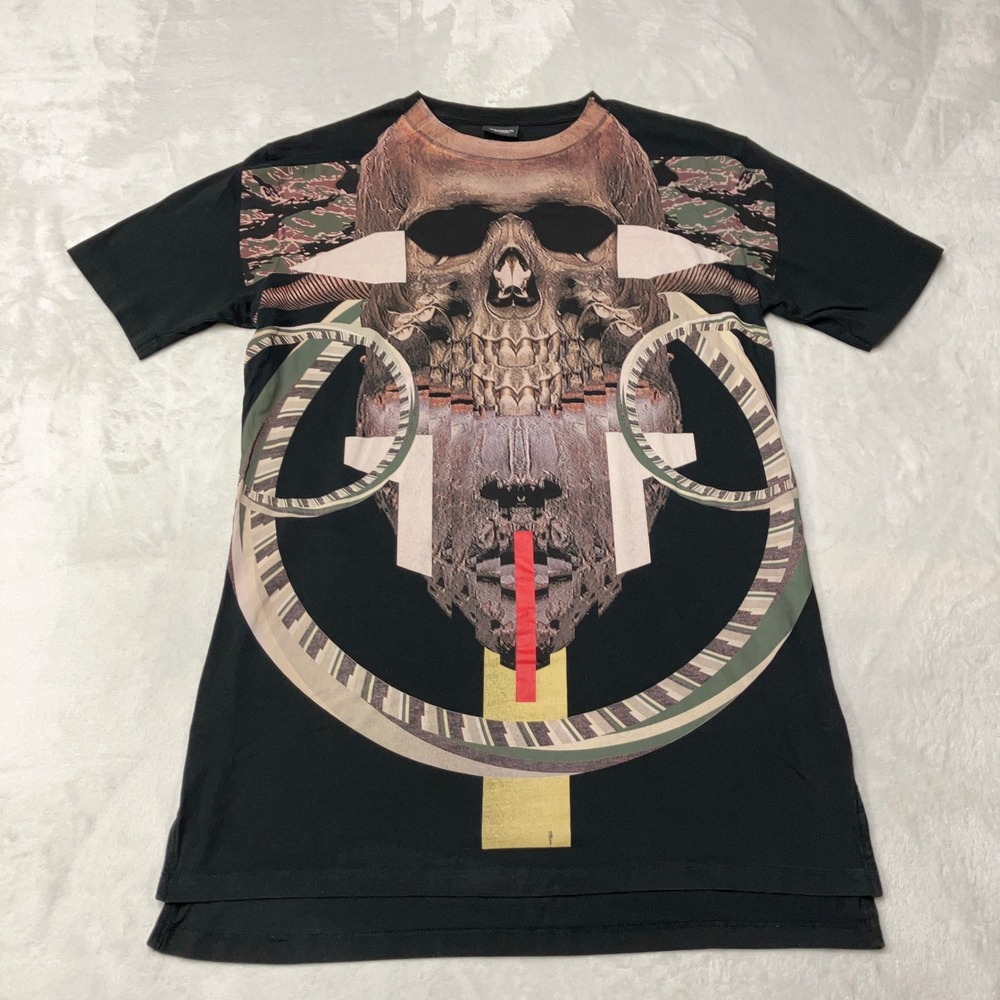 Marcelo Burlon T-Shirt‎ County of Milan Skull Graphic Streetwear Mens Small